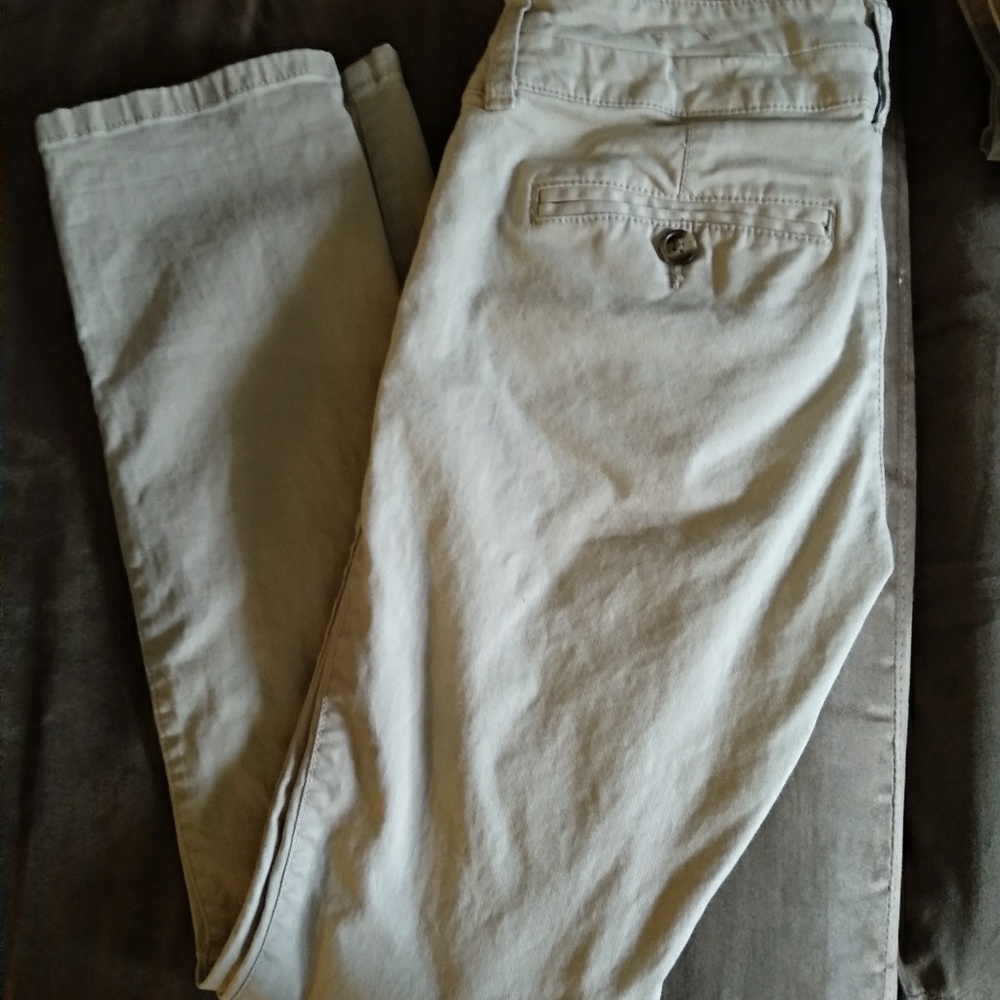 Khaki skinny